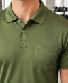 Hiflyers Men|Regular Fit|Dri-Fit|Pique Polo Half Sleeve T-Shirt For Men|Polo For Men|Green