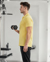 Hiflyers Men|Regular Fit|Dri-Fit|Pique Polo Half Sleeve T-Shirt For Men|Polo For Men|Yellow