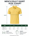 Hiflyers Men|Regular Fit|Dri-Fit|Pique Polo Half Sleeve T-Shirt For Men|Polo For Men|Yellow