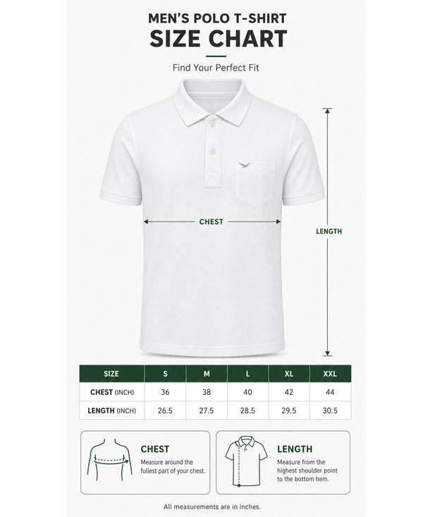 Hiflyers Men|Regular Fit|Dri-Fit|Pique Polo Half Sleeve T-Shirt For Men|Polo For Men|White