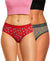 T.T. Women|Cotton|Mid-Rise|Full Coverage Desire Printed Briefs For Daily Wear|Soft Breathable Comfortable Panty|Pack Of 2|Red,Green