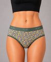 T.T. Women|Cotton|Mid-Rise|Full Coverage Desire Printed Briefs For Daily Wear|Soft Breathable Comfortable Panty|Pack Of 2|Red,Green