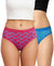 T.T. Women|Cotton|Mid-Rise|Full Coverage Desire Printed Briefs For Daily Wear|Soft Breathable Comfortable Panty|Pack Of 2|Pink,Sky Blue