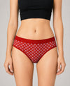 T.T. Women|Cotton|Mid-Rise|Full Coverage Desire Printed Briefs For Daily Wear|Soft Breathable Comfortable Panty|Pack Of 2|Pink,Red