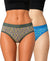 T.T. Women|Cotton|Mid-Rise|Full Coverage Desire Printed Briefs For Daily Wear|Soft Breathable Comfortable Panty|Pack Of 2|Green,Sky Blue
