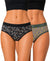 T.T. Women|Cotton|Mid-Rise|Full Coverage Desire Printed Briefs For Daily Wear|Soft Breathable Comfortable Panty|Pack Of 2|Black,Green