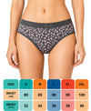 T.T. Women|Cotton|Mid-Rise|Full Coverage Desire Printed Briefs For Daily Wear|Soft Breathable Comfortable Panty|Pack Of 3|Red,Sky Blue,Grey