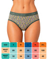 T.T. Women|Cotton|Mid-Rise|Full Coverage Desire Printed Briefs For Daily Wear|Soft Breathable Comfortable Panty|Pack Of 3|Green,Maroon,Red