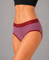 T.T. Women|Cotton|Mid-Rise|Full Coverage Desire Printed Briefs For Daily Wear|Soft Breathable Comfortable Panty|Pack Of 3|Black,Red,Maroon