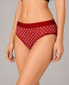 T.T. Women|Cotton|Mid-Rise|Full Coverage Desire Printed Briefs For Daily Wear|Soft Breathable Comfortable Panty|Pack Of 3|Red,Red,Maroon