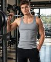 T.T. Men|Desire Premium Gym Vest|Pure Cotton|Rib Fabric|Moisture-Wicking, Breathable & Stretchable Sleeveless Undershirt| Ideal For Gym, Sports & Daily Wear|Pack Of 2|Red,Grey Melange
