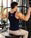 T.T. Men|Desire Premium Gym Vest|Pure Cotton|Rib Fabric|Moisture-Wicking, Breathable & Stretchable Sleeveless Undershirt| Ideal For Gym, Sports & Daily Wear|Pack Of 2|Navy,Green