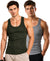 T.T. Men|Desire Premium Gym Vest|Pure Cotton|Rib Fabric|Moisture-Wicking, Breathable & Stretchable Sleeveless Undershirt| Ideal For Gym, Sports & Daily Wear|Pack Of 2|Green,Grey Melange