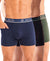 T.T. Jazzz Men’S Cotton Trunk With Outer Pocket|Comfortable Fit|Top Elastic Waistband|Pack Of 3|Blue,Dark Brown,Green