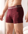 T.T. Jazzz Men’S Cotton Trunk With Outer Pocket|Comfortable Fit|Top Elastic Waistband|Pack Of 2|Maroon,Dark Grey
