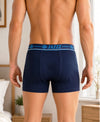 T.T. Jazzz Men’S Cotton Trunk With Outer Pocket|Comfortable Fit|Top Elastic Waistband|Pack Of 2|Navy,Sky Blue