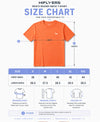 HiFlyers Men Regular Fit Polyster Pique Round Neck Half Sleev Tshirt Orange