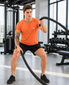 HiFlyers Men Regular Fit Polyster Pique Round Neck Half Sleev Tshirt Orange