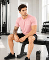 HiFlyers Men Regular Fit Polyster Pique Round Neck Half Sleev Tshirt Onion