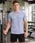 HiFlyers Men Regular Fit Polyster Pique Round Neck Half Sleev Tshirt Dark Purple