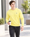 T.T. Men Classic Winter Essential T-Shirt|Polyester 180 Gsm|Regular Fit|Round Neck|Full Sleeve Tees|Pack Of 2|White,Yellow