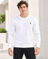 T.T. Men Classic Winter Essential T-Shirt|Polyester 180 Gsm|Regular Fit|Round Neck|Full Sleeve Tees|Pack Of 2|White,Yellow