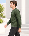 T.T. Men Classic Winter Essential T-Shirt|Polyester 180 Gsm|Regular Fit|Round Neck|Full Sleeve Tees|Pack Of 2|Olive,Yellow
