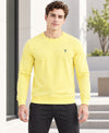 T.T. Men Classic Winter Essential T-Shirt|Polyester 180 Gsm|Regular Fit|Round Neck|Full Sleeve Tees|Pack Of 2|Black,Yellow