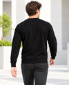 T.T. Men Classic Winter Essential T-Shirt|Polyester 180 Gsm|Regular Fit|Round Neck|Full Sleeve TeesBlack