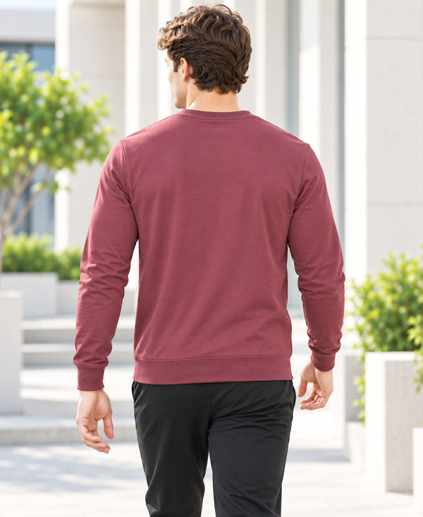T.T. Men Classic Winter Essential T-Shirt|Polyester 180 Gsm|Regular Fit|Round Neck|Full Sleeve TeesOnion