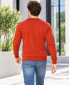 T.T. Men Classic Winter Essential T-Shirt|Polyester 180 Gsm|Regular Fit|Round Neck|Full Sleeve TeesRust