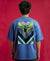 T.T. Men OversizedGraaphic Printed T-Shirt Sky Blue