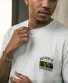 T.T. Men OversizedGraaphic Printed T-Shirt Grey Melange