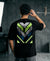T.T. Men OversizedGraaphic Printed T-Shirt Black