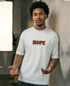 T.T. Men OversizedGraaphic Printed T-Shirt Grey Melange