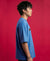 T.T. Men OversizedGraaphic Printed T-Shirt Sky Blue