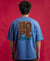 T.T. Men OversizedGraaphic Printed T-Shirt Sky Blue