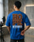 T.T. Men OversizedGraaphic Printed T-Shirt Royal Blue