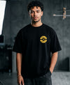 T.T. Men OversizedGraaphic Printed T-Shirt Black