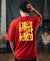 T.T. Men OversizedGraaphic Printed T-Shirt Red