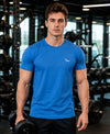 Hiflyers Men Regular Fit Cotton Round Neck T-Shirt |Pack Of 2|Mustard,Blue