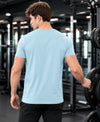 Hiflyers Men Regular Fit Cotton Round Neck T-Shirt |Pack Of 2|Light Blue,Olive