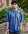 T.T. Men OversizedGraaphic Printed T-Shirt Sky Blue