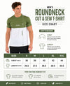 T.T. Men Dri-Fit Cut & Sew Design T-ShirtPack Of 1 White-Green