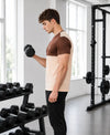 T.T. Men Dri-FitCut & Sew Design T-ShirtPack Of 1 Beige-Brown