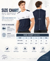 T.T. Men Dri-Fit Cut & Sew Design T-ShirtPack Of 1 Navy-White