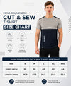 T.T. Men Dri-Fit Cut & Sew Design T-ShirtPack Of 1 Navy-Grey