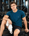 Hiflyers Men Regular Fit Cotton Round Neck T-ShirtAirforce