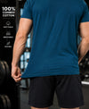 Hiflyers Men Regular Fit Cotton Round Neck T-ShirtAirforce