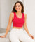 T.T. Women|Ribbed Crop Top|Sleeveless Round Neck Slim Fit Aesthetic Streetwear Top|Stretchable Cotton Fabric|Tshirt|Top||L.Pink